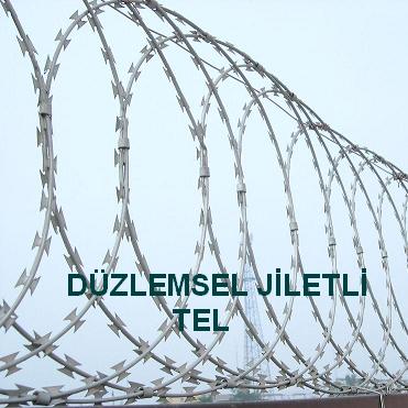 düzlemsel jiletli tel